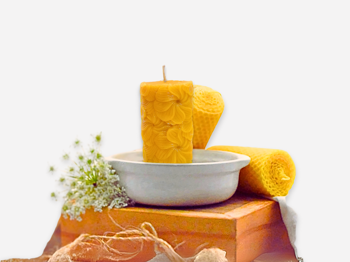 Bienenwachskerzen – Zylinder 12 cm